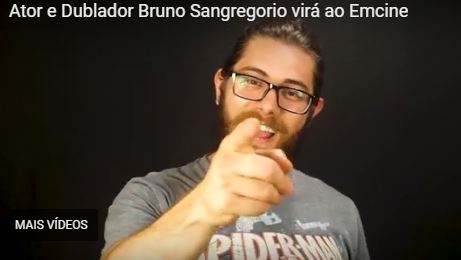 Bruno Sangregório convida todos para o EMCINE